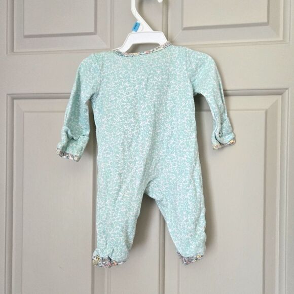 5/$10 Carter's Newborn Baby Girl Floral Sleeper - Picture 4 of 4